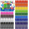 Kwik Stix Solid Tempera Paint Sticks, 96 Colors, Washable Paint Sticks for Kids, Super Quick Drying, Non-Toxic, Allergen Free, Assorted Pack of Classic Colors, Ideal for Kids and Toddlers