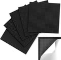 Classic Baseplates, Peel and Stick Base Plates for Building Bricks, Compatible with Major Brands, Self-Adhersive Base for Bricks 10" x 10", 6 Pack Black…