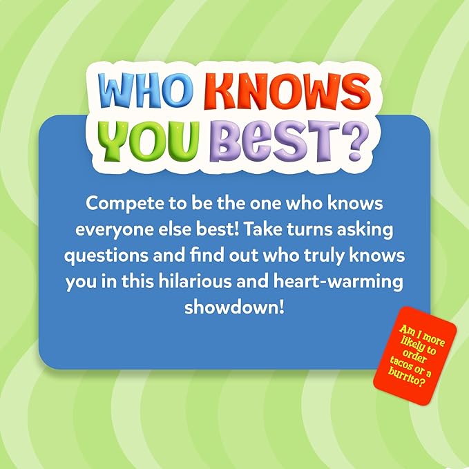 Skillmatics Who Knows You Best? Hilarious Family Card Game for Thanksgiving, Christmas, Game Nights & Parties for Kids, Teens & Adults, Stocking Stuffers, Gifts for Ages 8, 9, 10 and Up, 2025 Edition