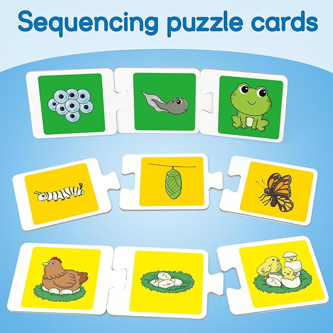 Sequencing Puzzle Cards,Sequence Game for Kids,Toddler Puzzle,Speech Therapy Toy,Autism Learning Materials,Storytelling,Social Skill,Sentence Building,Learning Activities for 3 4 5 6 Year Old