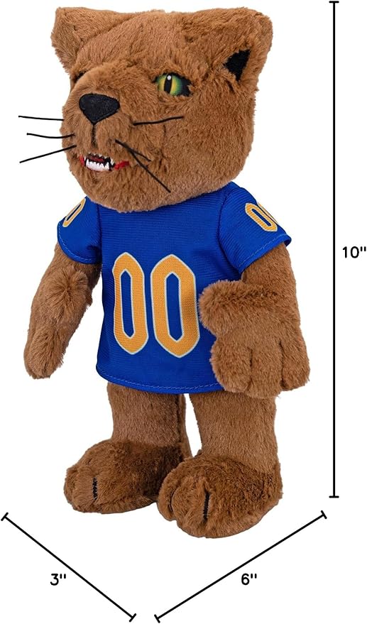 Bleacher Creatures Pittsburgh Panthers ROC The Panther 10" Mascot Plush Figure - A Mascot for Play or Display
