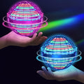 2025 Flying Orb Ball - AI Cool Novelty Gift Galaxy Boomerang Hand Drone Magic Floating Orbit Ball Hover Mini Outdoor Fidget Toy for Boys Girls Teens Kids (2 Pack Blue Rose)