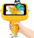Digital Microscope for Kids, 3" Screen 1000X Handheld Microscope HD Pocket Portable Microscopes Camera, Science Edu Fun Birthday Gifts Toys for Ages 4-12 Children Students Boys Girls -Yellow