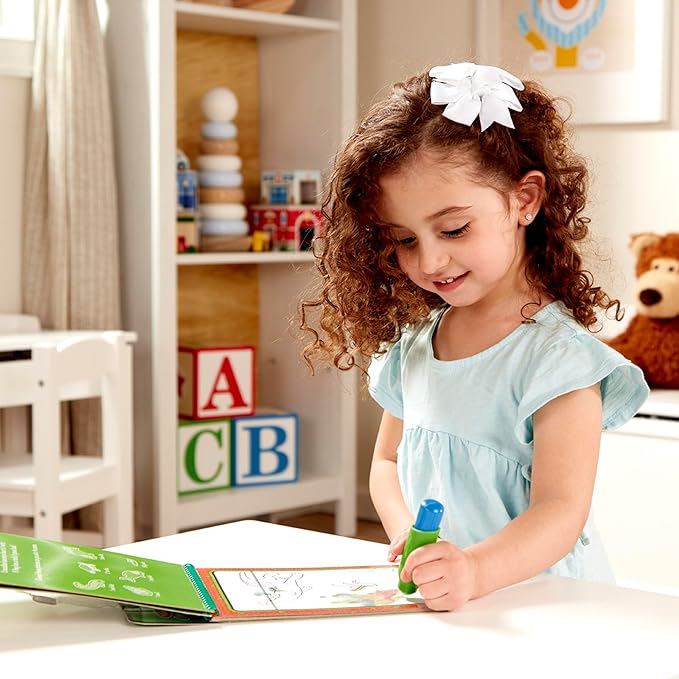 Melissa & Doug On The Go Water Wow! Reusable Water-Reveal Coloring Activity Pad – Jungle