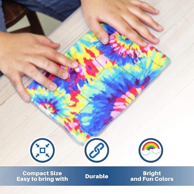 Sensory Fidget Toys: Marble Maze Mat by Lakikid- Tactile Sensory Toys for Children & Adults- Ideal Fidget Toys for Sensory Kids- Improve Focus (Fidget Marble Maze 3 Pack)