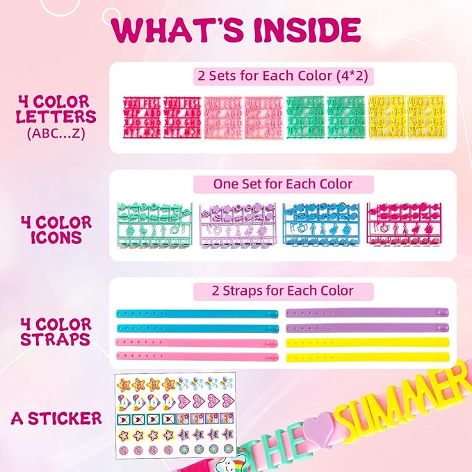 Friendship Bracelet Making Kit for Girls, Christmas Gifts Art & Craft Kits for Kids, DIY Jewelry Making Kit, Birthday Present for Ages 4-12, Toy for Age 4, 5, 6, 7, 8, 9, 10, 11, 12 Years Old