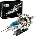 Space Spaceship Building Blocks Set,with Lights and Power Motor,Interstellar Space Station,Space Exploration Toy,Creative Gift Idea for Adults and Space Fans,for Boys and Gril Age 8-12