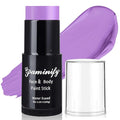 Light Purple Face Paint Stick,Water-Based Lavender Purple Body Paint Stick,Washable Halloween Face Painting for Ursula Sea Witch Costume,Professional SFX Makeup for Cosplay,1.06 OZ