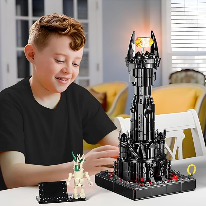 VONADO Dark Tower Building Set, Compatible with Magic Castle Block Set, Castle Architecture Bricks with LED Lights, Collection Gift for Adult and Film Fans, Great Toy for Kids 8-14 (779 PCS)