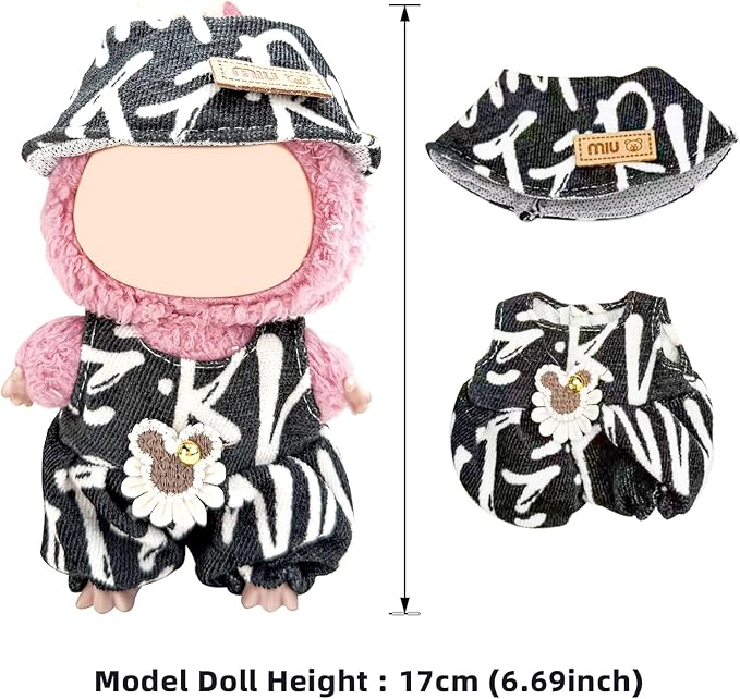 4 Pack—17 cm Doll Clothes for Cute Accessories for Fashion，Perfect for Play & Display, Dolls Clothing Girl Chic Style Set Elegant Dress Accessories(No Dolls and Shoes) (Set I)