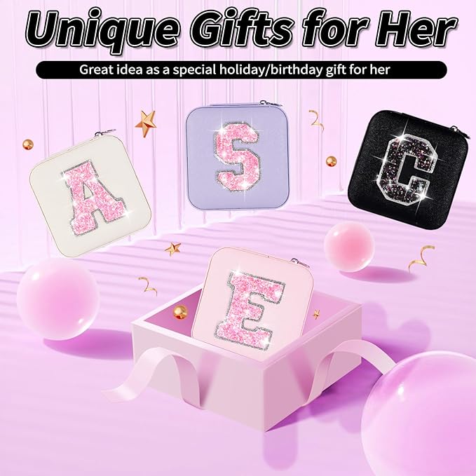 Graduation Gifts for Women Teen Her,Fashion Jewelry Case Cute Trendy Stuff Graduation Essentials Accessories | Black,G
