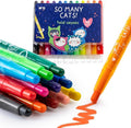 M&G 12 PCS Twist Gel Crayons for Kids Toddlers,Non-Toxic Crayon Set for Glass and Paper with Clear Plastic Crayon Case, Art Supplies for Coloring Book for Gifts and School Projects