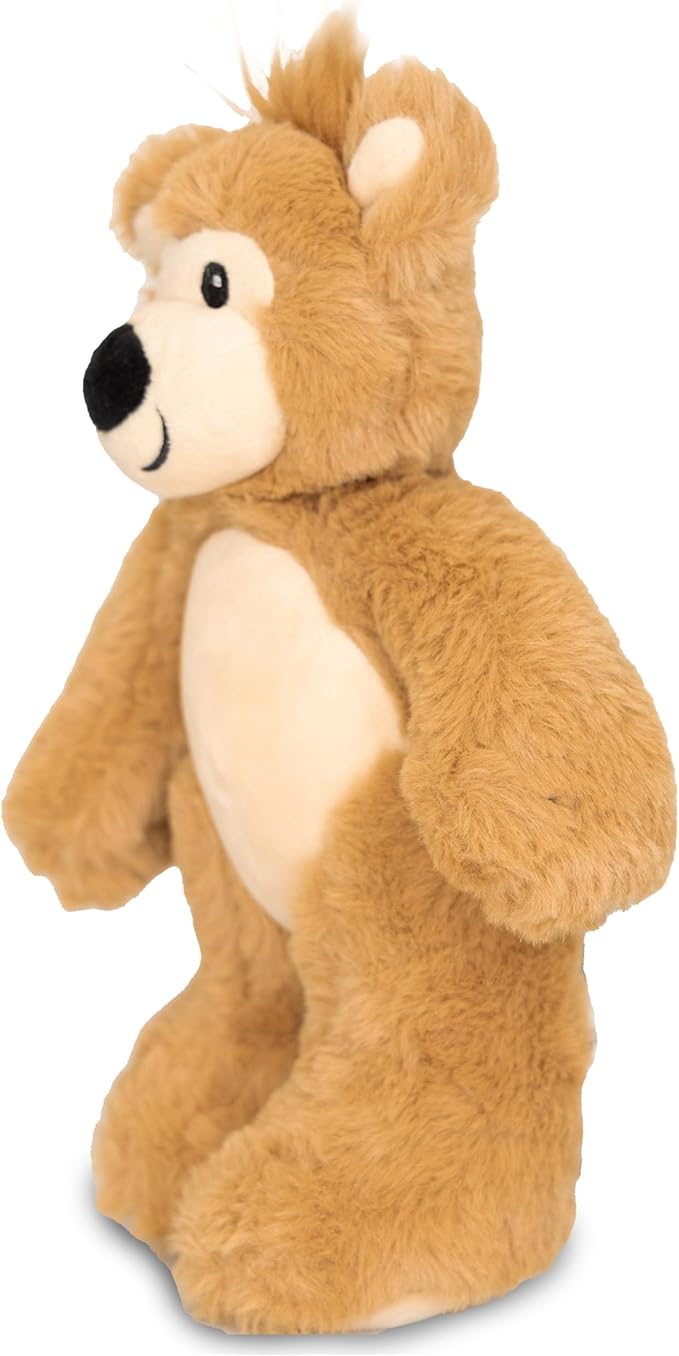 Plushible Pawley The 10" Teddy Bear Stuffed Animal - Standing Teddy Bear Plush Toy with Embroidered Details, Soft Stuffed Toy for Babies, Toddlers & Kids, Ideal for Birthdays & Special Occasions