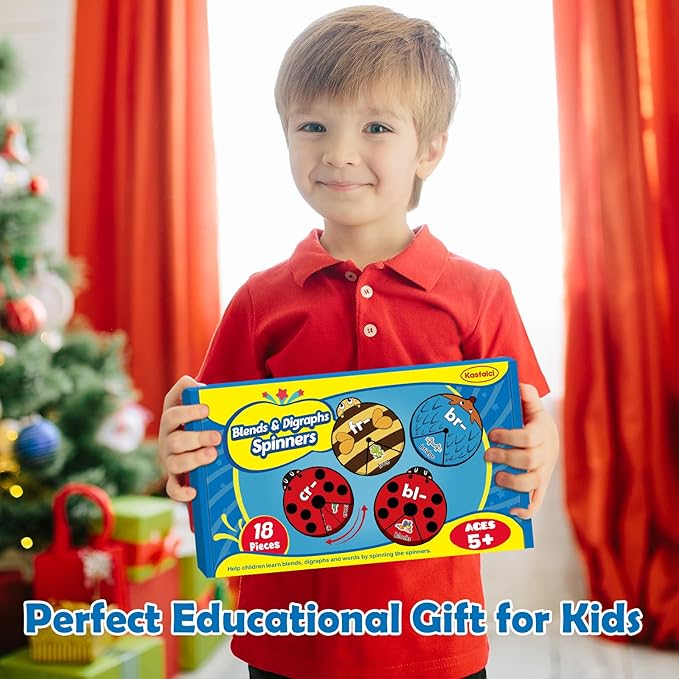Blends & Digraphs Cards, Phonics Games,Speech Therapy Toys for Toddlers Kids,Learn to Read, Spelling Reading Learning Sight Words Games,Kindergarten Preschool Learning Activities Educational