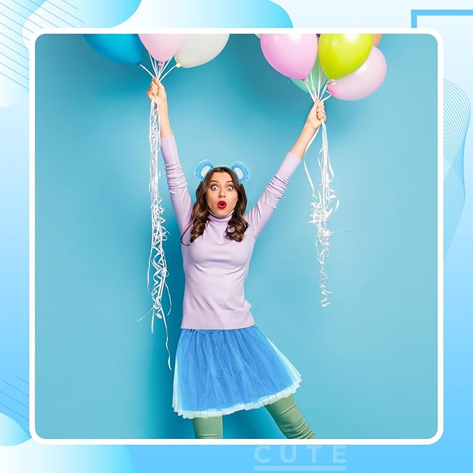 Halloween Bear Costume Accessories Bear Ear Headband and Tutu Skirt Set for Halloween Cosplay Party Dress Up