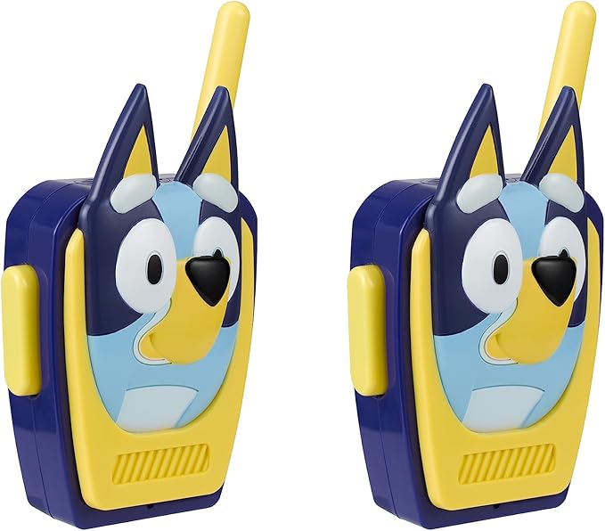 ekids Bluey Toy Walkie Talkies for Kids, Designed for Fans of Bluey Toys for Toddlers