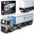 Mould King Container Truck Building Set, Realistic American Style Container Truck Model for Boys/Girls Ages 8+, 24070 STEM Toy Vehicles with Detailed Interior, Collectible Model for Adults (548 PCS)