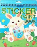 AEAHALY Easter Sticker Book Crafts for Kids Ages 4-8 Reusable Sticker Paint Books Basket Stuffer Gift Party Favors Include Bunny Egg Carrot Chick Gnome and More Designs Create Festival Atmosphere