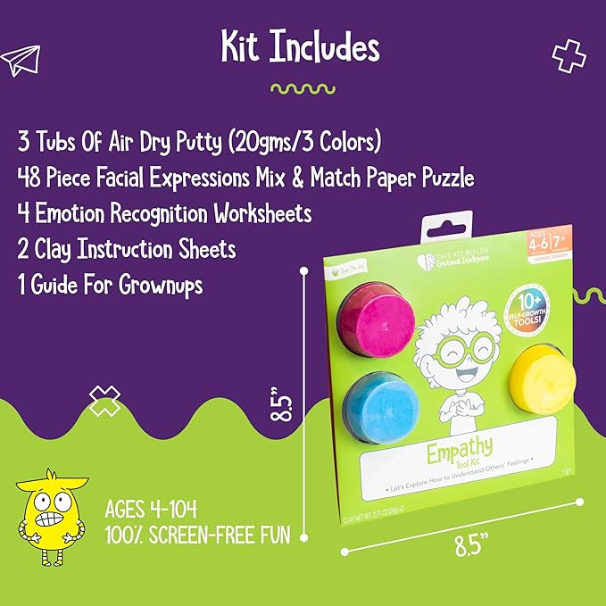 Open The Joy Empathy Builder Toolkit - Unleashing Compassion and Connection with Kids to Build Emotional Intelligence - Ages 4+