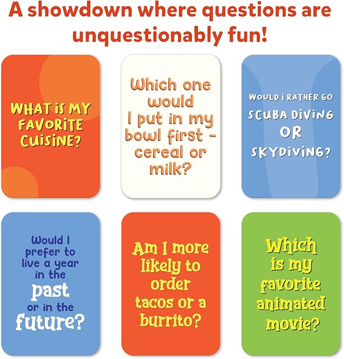 Skillmatics Who Knows You Best? Hilarious Family Card Game for Thanksgiving, Christmas, Game Nights & Parties for Kids, Teens & Adults, Stocking Stuffers, Gifts for Ages 8, 9, 10 and Up, 2025 Edition