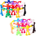 24 PCS Magnetic Travel Toys for Kids, Creative, Portable and Educational, Magnetic-People-Magnet-Men: Cute Robot & Funny Magnets, Small Fidget Toys for Classroom Prizes, Easter Egg Stuffers, Office