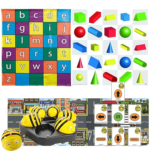 See & Say Bee-Bot Robotics Group Set with 3 Floor Acivity Mats & A5 SequenceCards