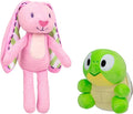Bluey Friends 2-Pack Plush Stuffed Animals for Kids, Floppy and Turtleboy TV Show Plushies, Cuddly Playtime Toddler Plush Toys, Bluey Gifts Ages 3+