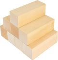 8PCS Basswood Carving Blocks, 6x2x2 inch Unfinished Wood Blocks for Crafts, Unfinished Wood Squares Wooden Blocks for Arts and Crafts