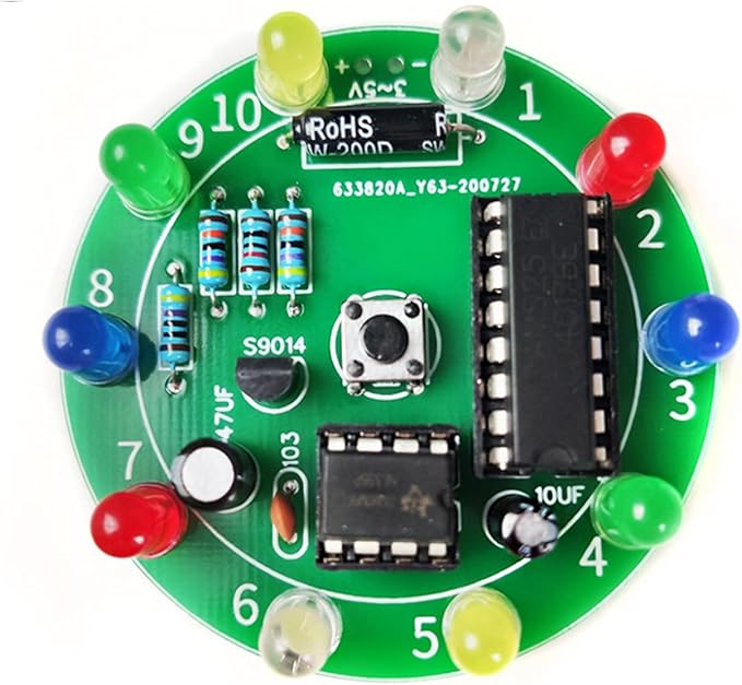 DIY Practical Soldering Practice Kit Practice Learning Electronics Training Board