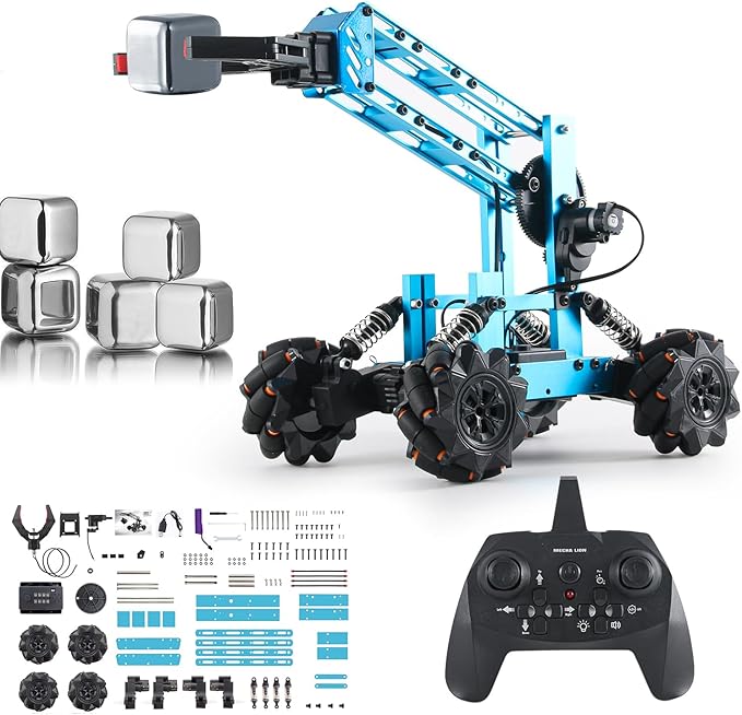 VANLINNY Robot Arm,STEM Project for Boys Age 8-12,Robotic Kit for Aged 12-16,Educational Science Kits for Kids,Building Experiment Robotics Set Project Gifts for 8 9 10 11 12 Years Old Teens.