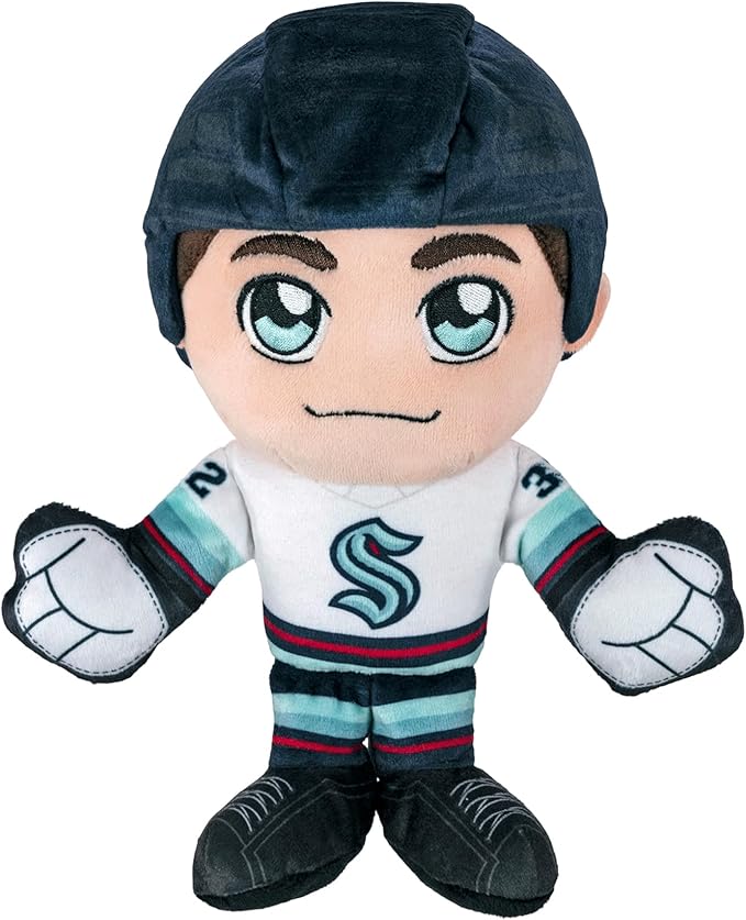 Bleacher Creatures Seattle Kraken Player 8" Kuricha Sitting Plush - Soft Chibi Inspired NHL Player