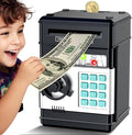 Electronic Piggy Bank for Kids Ages 5-12, Password Lock ATM Safe Bank with Auto Bill Roller, Educational Money Toy, Cash Coin Savings Box for Birthday Gifts Boys & Girls 5 6 7 8 9 10