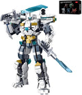 Ice Warrior Mech Building Blocks Sets Transforming Mech Robot Building Kits Mech Action Figures Model Toys Gift for Adults Kids Teens 561 PCS