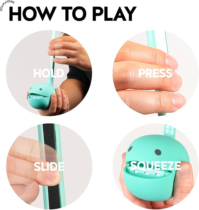 Otamatone Japanese Electronic Musical Instrument Portable Music Synthesizer from Japan by Maywa Denki Studio Award Winning, Educational Fun Gift for Children, Teens & Adults - Mint
