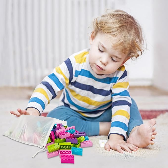 Building Bricks 121 Pieces 2x4 Multi-Color Building Block,Compatible with Classic Building Block,Creative Building Block Toys for Kids(Pink,Blue,Purple,Green,Rose red)