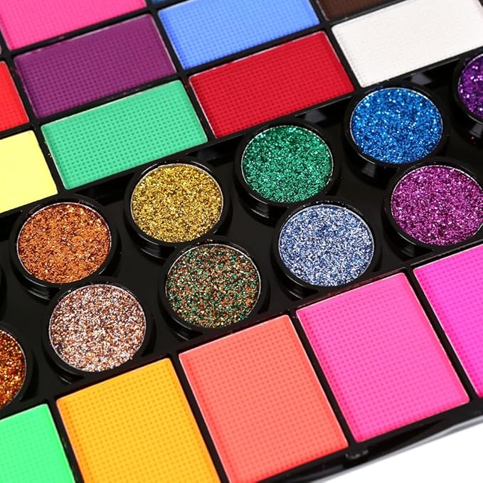 Professional Face Paint Set for Kids,42 Colors Non-toxic Water Activated Face Painting Makeup Palette .Includes Multiple makeup tools.Ideal for Halloween,Carnival,Cosplay,Party,SFX Arty Stage Makeup.