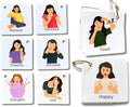 Feelings and Emotions Flash Cards, Communication Aid, Autism Communication Cards, Emotional Learning Cards