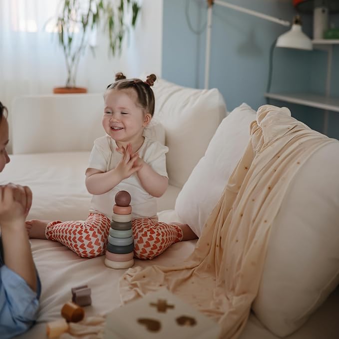 mushie Stacking Rings Toy | Made in Denmark (Original)