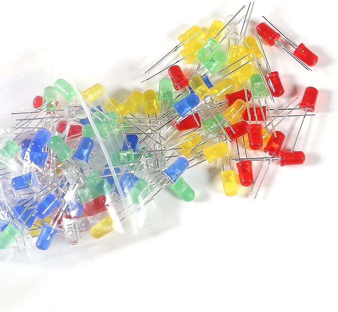 480pcs 37 Values Electronics Component Fun Kit with Power Supply Module, Jumper Wire, 830 tie-Points Breadboard, Precision Potentiometer, Resistor