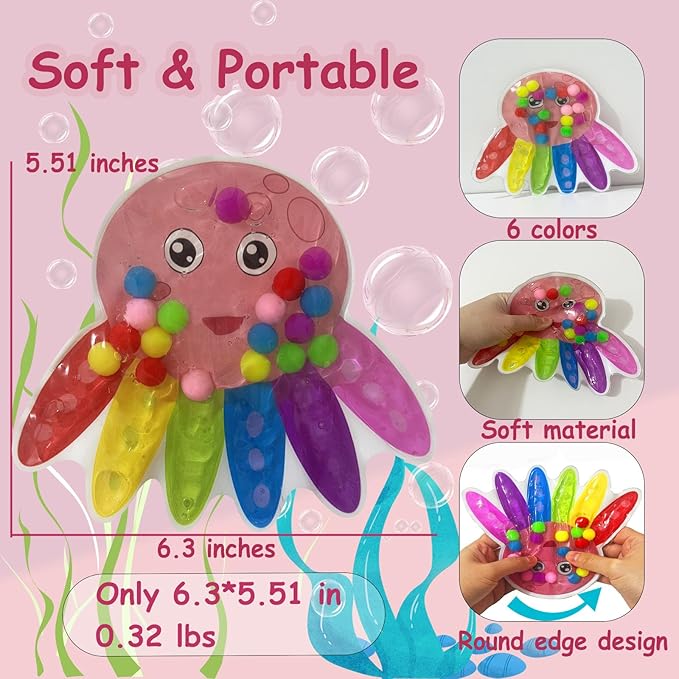 2PCS Color Sorting Toys for Toddlers, Fine Motor Skills Sensory Toy, Montessori Learning Toys for Preschool Learning Activitie, Sensory Activity Toy for Kids 3+ and Adults