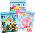 3 Pack Sticker Book Paint by Sticker Kids Ages 4-10 Reusable Sticker Book for Toddlers Boys and Girls Birthday Gifts Party Favor, Travel Activity Book Set for Learning and Playing