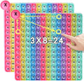 Multiplication Tables Games 12x12 Flash Card Toys, POP Create Various Multiplication Formulas for Teachers, Two-Sided Tables
