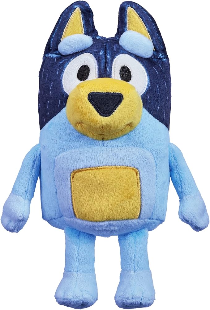 Bluey Heeler Family Stuffed Animal Set of 4, 7-8”, Soft, Bingo, Bandit, and Chilli Plush Figure Toys, Cuddly Plush Toys for Kids Ages 3+