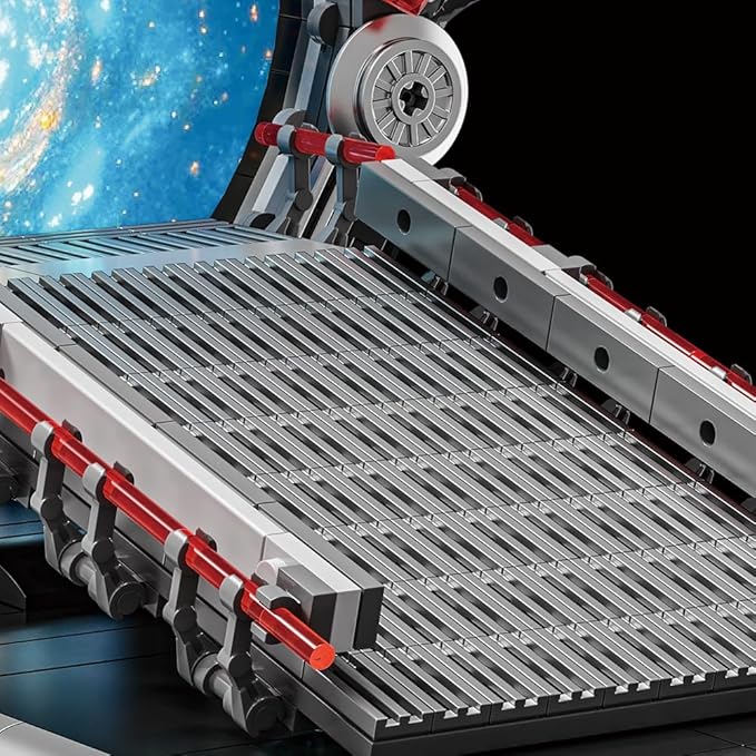 Tunnel Mirror Building Blocks Toy, Tunnel Ring Model with Battle Vehicle, Gifts for Sci-Fi Movie Lovers, Boys and Girls 6+ (855Pcs) Compatible with Lego