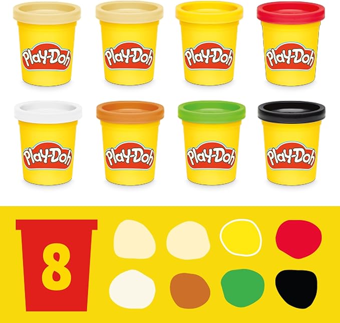 Play-Doh Pizza Slice Playset, Play Food Kitchen Toys for Kids, Arts & Crafts for Boys & Girls 3+ (Amazon Exclusive)
