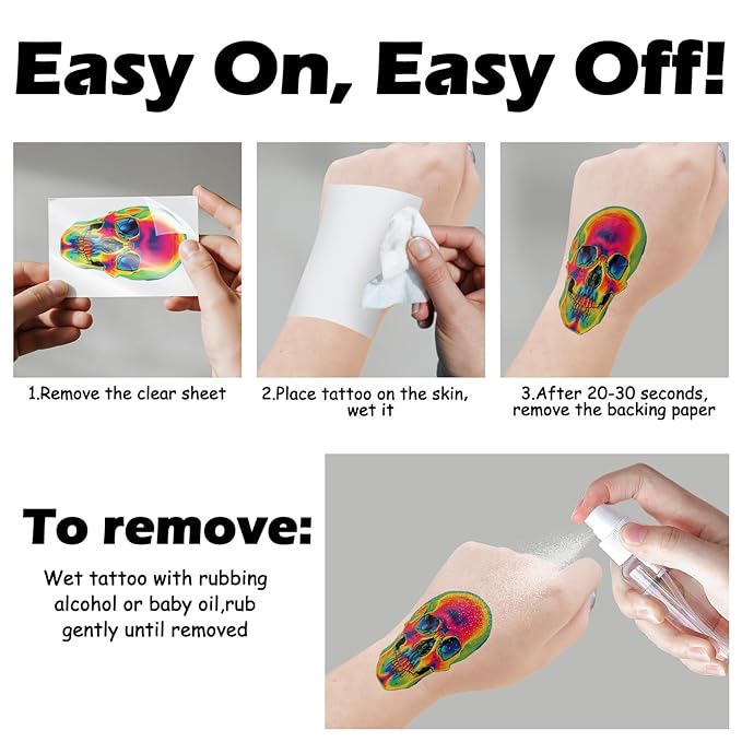 Cosmic Space Temporary Tattoos for Adults and Kids, 77 Sheets Colorful Astronaut Planet Galaxy Fantasy Art Designs Fake Tattoo for Men and Women