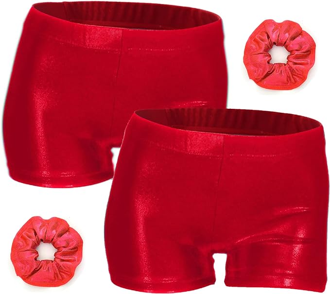 Aosva Little Big Girls' Sparkle Dance Tumbling Athletic Gymnastics Short 2-14Years