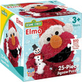 Masterpieces Sesame Street Elmo Puzzle, 25 Piece Holiday Jigsaw Puzzle for Kids, Christmas Square Sesame Street Toy, 10"x10", Ages 12 Months+