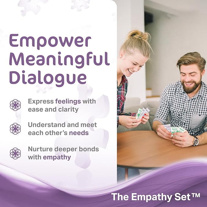 Powerful Communication Tool (Feelings and Needs Flash Cards) for Empathy and Emotional Intelligence