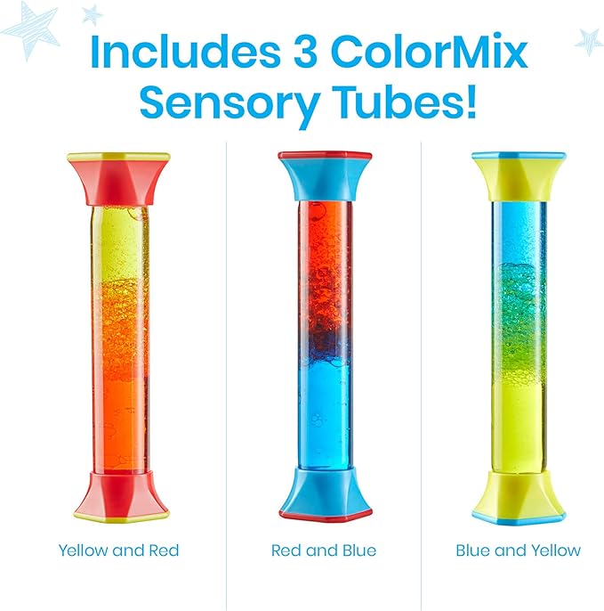 Hand2Mind Colormix Sensory Tubes - Set of 3